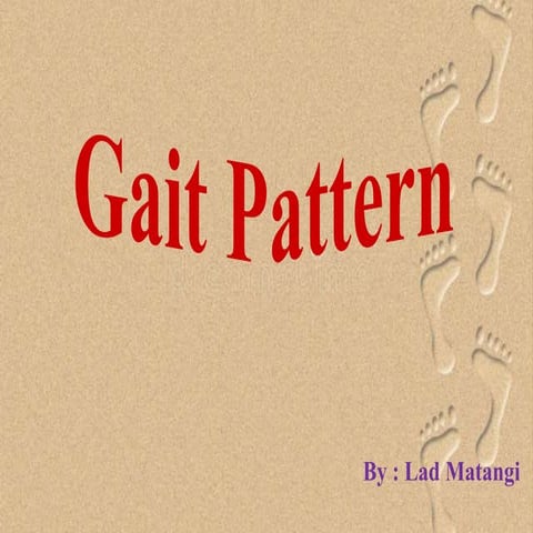Gait pattern.pptx