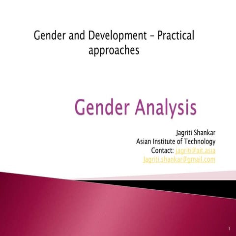 Gender Analysis