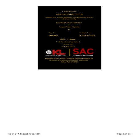 G Akhil Project Report on Health and Hygiene.pdf