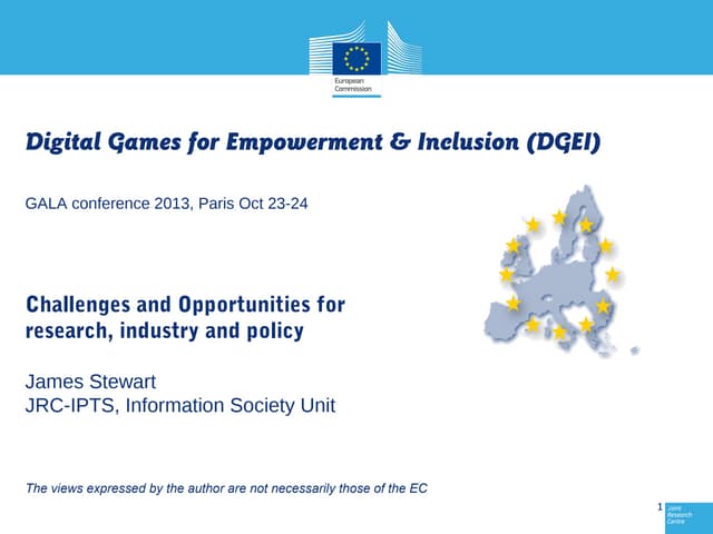 Digital Games for Empowerment & Inclusion (DGEI): Challenges and Opportunities