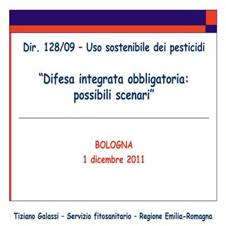 Convegno Compag 2011 - Dir. 128/09 ...
