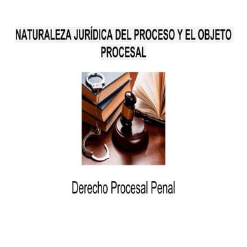 NATURALEZA JURÍDICA DEL PROCESO PENAL Y EL OBJETO PROCESAL