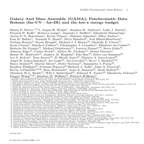 Galaxy and mass_assembly_gama_panchromatic_data_release_and__the_low_energy_b...