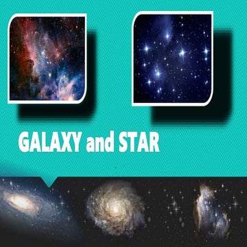 Galaxy and star
