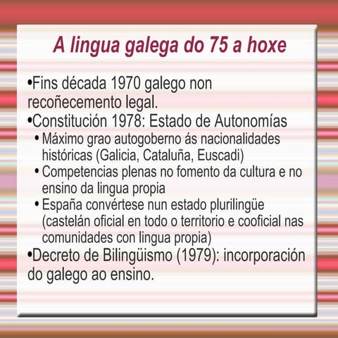 Galego 1975 Hoxe