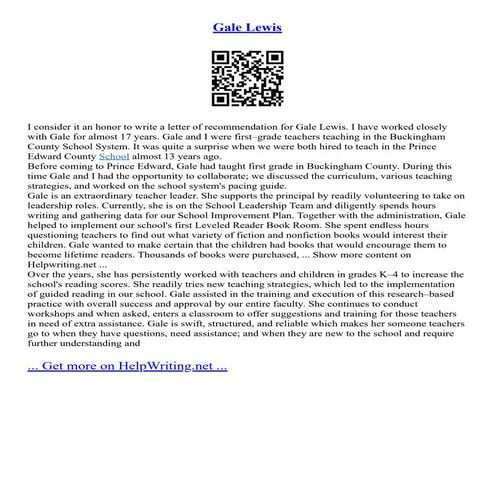 Gale Lewis | PDF