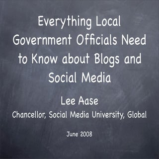 Social Media in City and County Gov...