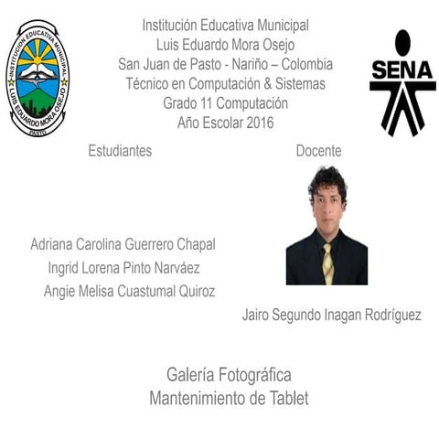 Mantenimiento de Tablet version 2