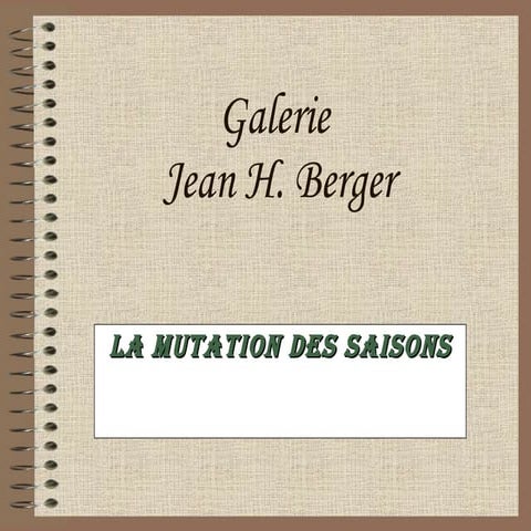 La mutation des saisons