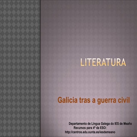 Galicia tras a Guerra Civil