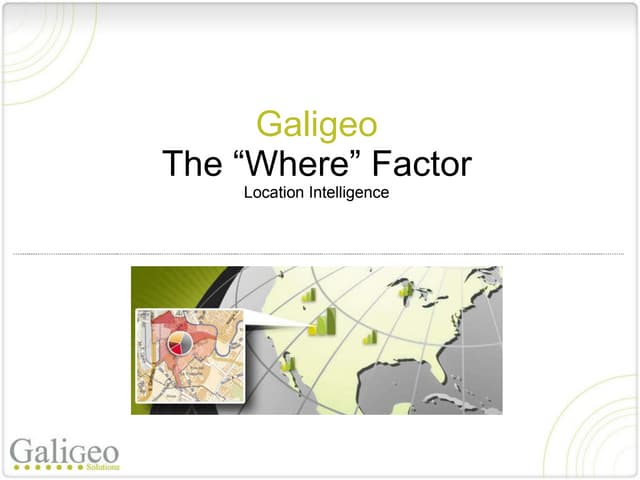 Location Intelligence - The where factor