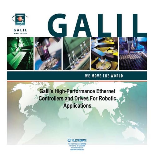 Galil's High Performance Ethernet Controllers & Drives For Robotic Applications