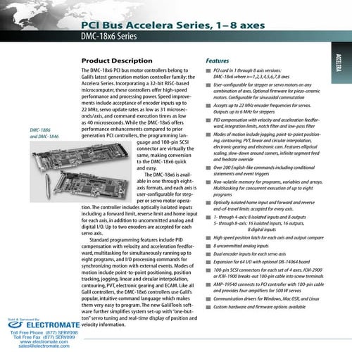 Galil dmc18x6 catalog