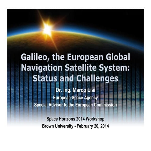 Galileo space horizons2014_lisi_v01