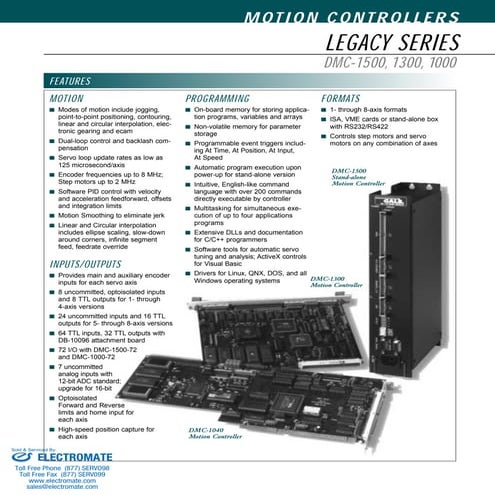 Galil legacy catalog