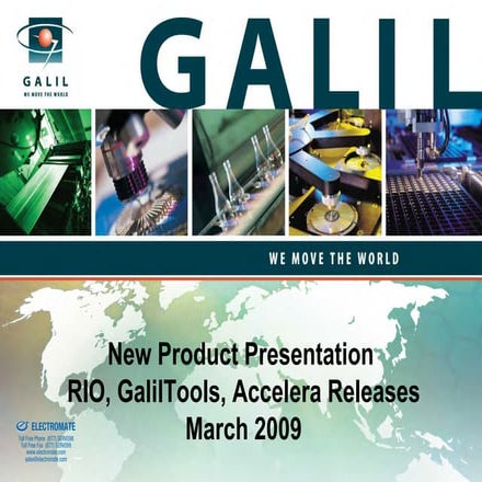 Galil new product presentation march 2009