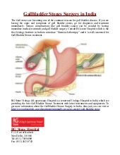 Gallbladder Stones Surgery in India