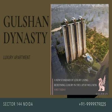 Gallery of Gulshan dynasty luxury apartment | PPTX