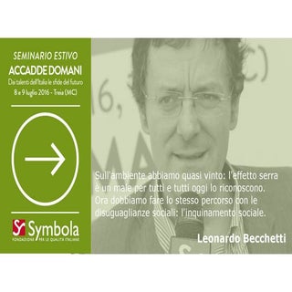 #SeminarioSymbola - Una nuova socie...