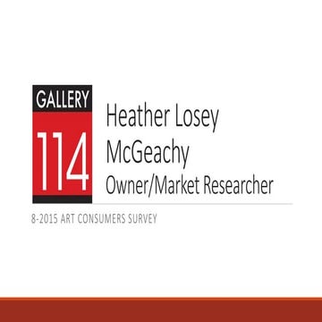 Gallery 114 Art Consumers Survey