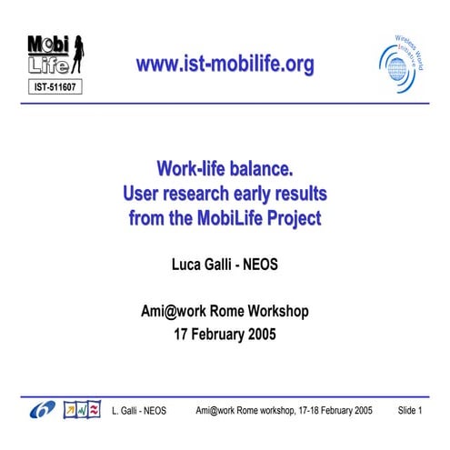 Galli Work Life Balance