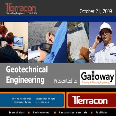General Geotechnical Presentation