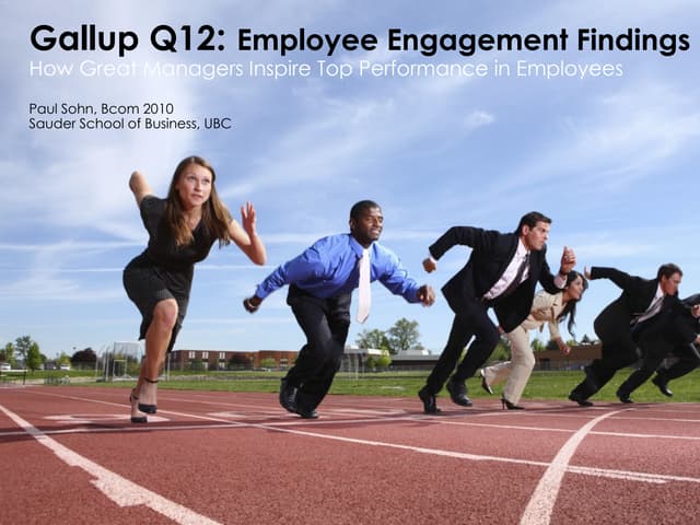 Gallup Q12's Employee Engagement Findings