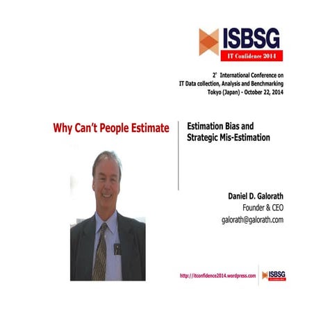 Galorath - Why can't people estimate