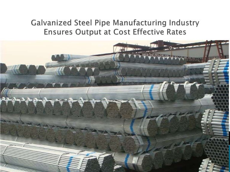 Galvanized Steel Pipe Manufacturing Industry Ensures Output at Cost E…
