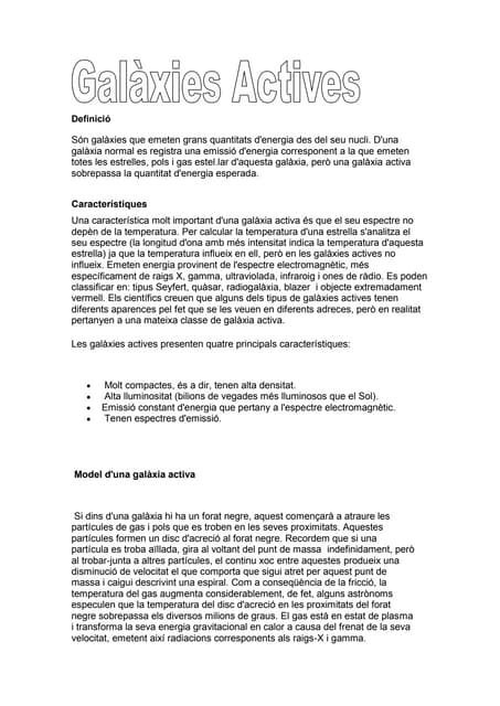 Galàxies actives