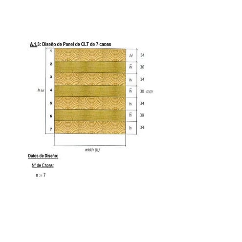 CLT DESIGN Gama 7 capas