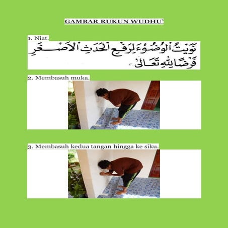 Gambar Rukun Wudhu Docx