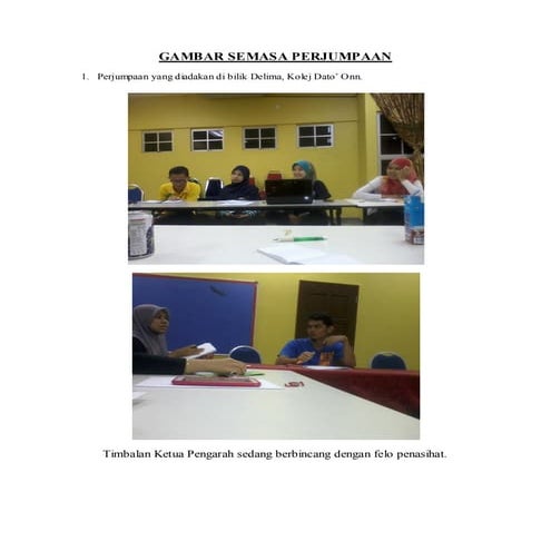 Gambar semasa perjumpaan