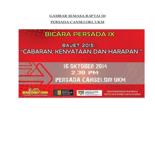 Gambar semasa raptai