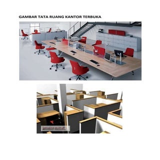 Gambar tata ruang kantor terbuka