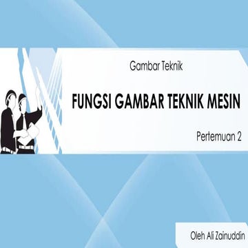 Gambar teknik   bahan ajar