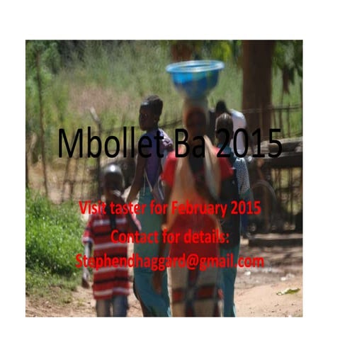 Gambia 2015 rural development and education discovery visit