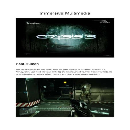 Immersive Multimedia