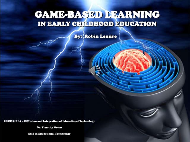 Game based learning ppt presentation - final project