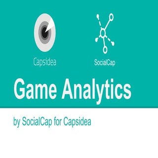 Game analytics by social cap
