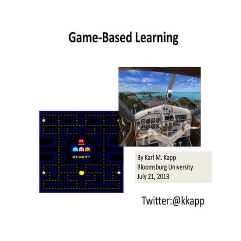 Game based learning