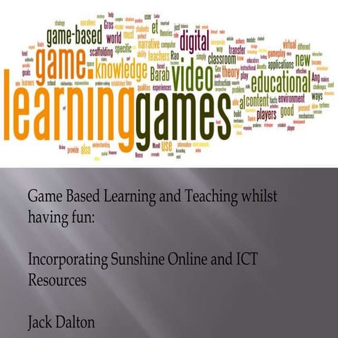 Game based learning | PPTX | Educational Video Games | Video Game Genres