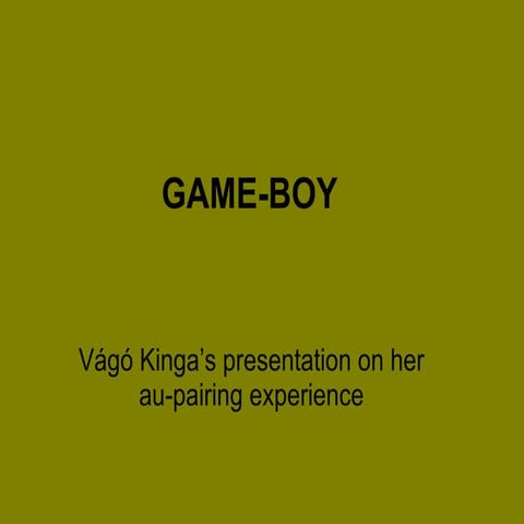 Gameboy | PPT