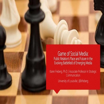 PR Game Changer Talk [University of Oregon]