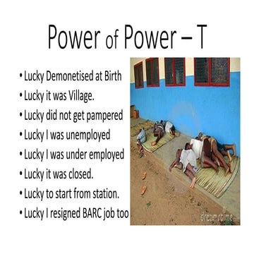 Game changer session by dr.  a. velumani, thyrocare