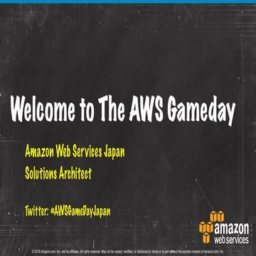 AWS Japan Gameday