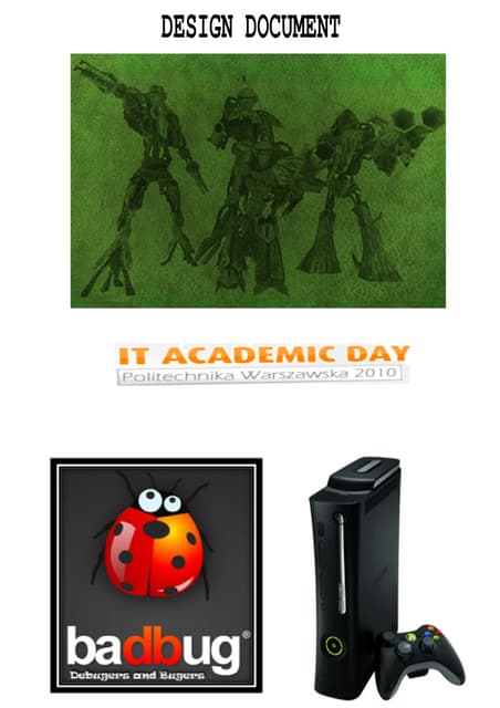 Game design document - BadBug Studio - Xbox Game