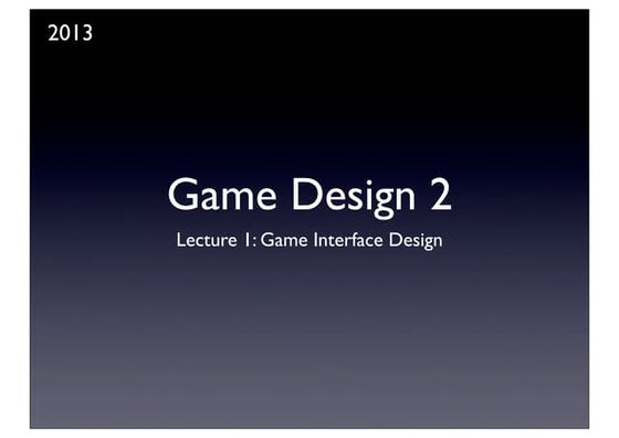 Game Design 2 (2010): Lecture 15 - Designing for Platforms | PDF