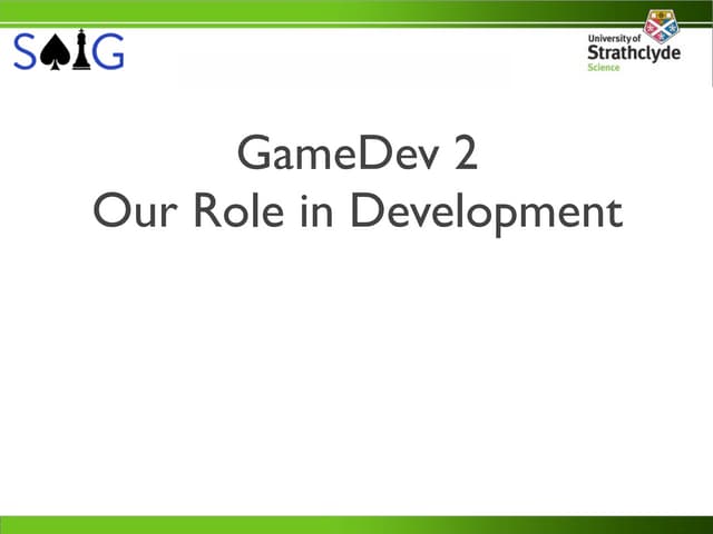 Game Development 2