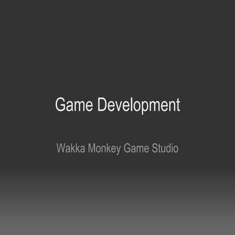 Wakka Monkey - Game Development